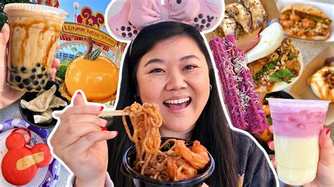 ONLY EATING DISNEY ASIAN FOOD FOR 24 HOURS Lunar New Year 2024 Food Guide