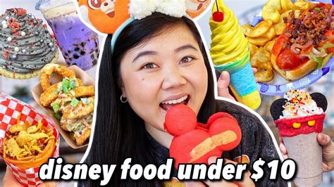 What to Eat at DISNEY on a BUDGET Best Disneyland  DCA Foods UNDER 10 ish