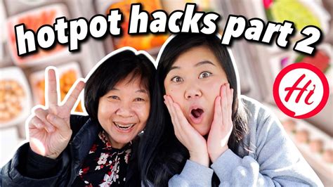 Trying VIRAL HAIDILAO HOTPOT HACKS PART 2 we were SHOOK AGAIN