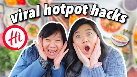 Trying VIRAL HAIDILAO HOTPOT HACKS we were SHOOK